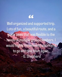 “Well organized and supported trip. Lots of fun, a beautiful route, and a guide team that was flexible to the needs of multiple group members. I would highly recommend and intend to go with this team again.” - G. Shepherd, Ball Pass Crossing.
Thanks for the review! We’re pleased you enjoyed your Ball Pass Crossing with Alpine Recreation and look forward to welcoming you back on your next adventure 🏔️😊
#BallPassCrossing #AlpineTrek #MountainAdventure #AorakiMountCook #SouthernAlps #NZMGA
@nzmga @nz_mackenzie New Zealand Alpine Treks & Hikes - Ball Pass Crossing - #287