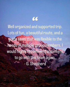 “Well organized and supported trip. Lots of fun, a beautiful route, and a guide team that was flexible to the needs of multiple group members. I would highly recommend and intend to go with this team again.” - G. Shepherd, Ball Pass Crossing.
Thanks for the review! We’re pleased you enjoyed your Ball Pass Crossing with Alpine Recreation and look forward to welcoming you back on your next adventure 🏔️😊
#BallPassCrossing #AlpineTrek #MountainAdventure #AorakiMountCook #SouthernAlps #NZMGA
@nzmga @nz_mackenzie New Zealand Alpine Treks & Hikes - Ball Pass Crossing - #287