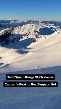 A big day out on the northern Two Thumb Range �
� Early morning heli-drop at Captain’s Peak, then a stunning traverse over Mt Toby and Stag Saddle, finishing back at Rex Simpson Hut.
25km on skis, 1700m up, 2600m down — remote terrain, endless views, and tired legs.
We were stoked to be on Zag Adret 85 skis with Fritschi Xenic bindings — light on the uphill, solid on the descent. The perfect setup for a long traverse like this, where efficiency and reliability really count. �� Can’t wait to be back out here and do some more exploring!
#SkiTraverse #TwoThumbRange #RexSimpsonHut #BackcountrySkiing #LakeTekapo #SkiTouringNZ #EarnYourTurns #SkiUphill #RealBackcountry #TekapoAdventures #Fritschi #ZagSkis #AlpineRecreation #NZMGA #GuidesLife - New Zealand Ski Traverses & Backcountry Expeditions - #361