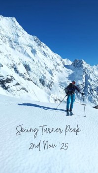 Still skiing in November? Absolutely. ❄️⛷️
And finally — a proper break in those relentless spring westerlies.
While the wind took a breather, we grabbed the skis and made a quick dash from Caroline Hut up Turner Peak — sneaking in a lap between digging out the hut and restock duties. Firm climbs, smooth turns, and that sweet feeling of winter hanging on in the high alpine.
Spring might be trying its best… but we’re still skiing ⛷️🤙
#SkiMountaineering #SpringSkiing #TurnerPeak #CarolineHut #AorakiMountCook #BackcountrySkiing #SkiUphill #EarnYourTurns #SouthernAlps #AlpineRecreation #NZMGA #GuidesLife Backcountry Skills & Avalanche Courses - Ski Mountaineering Course - #383