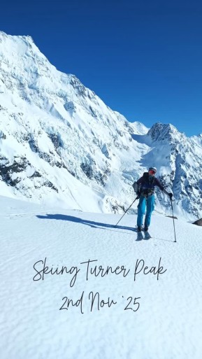 Still skiing in November? Absolutely. ❄️⛷️
And finally — a proper break in those relentless spring westerlies.
While the wind took a breather, we grabbed the skis and made a quick dash from Caroline Hut up Turner Peak — sneaking in a lap between digging out the hut and restock duties. Firm climbs, smooth turns, and that sweet feeling of winter hanging on in the high alpine.
Spring might be trying its best… but we’re still skiing ⛷️🤙
#SkiMountaineering #SpringSkiing #TurnerPeak #CarolineHut #AorakiMountCook #BackcountrySkiing #SkiUphill #EarnYourTurns #SouthernAlps #AlpineRecreation #NZMGA #GuidesLife Aoraki Mt. Cook Adventures - Turner Peak - #383