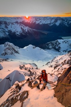A truly exceptional ascent.
Congratulations to Nic and Richard and guides Thomas Vialletet and Tom Ripley for climbing Aoraki / Mount Cook via the East Ridge — one of the most spectacular and seldom-guided routes on the mountain.
The East Ridge demands commitment, precision, and good conditions. This isn’t a line that sees many guided ascents — the last recorded one was by Wolfgang Maier many years ago — and it’s a special moment to see it climbed again in fine style.
Huge respect to Nic and Richard for the dedication, preparation, and fitness required, and to Thomas and Tom for leading a world-class ascent on NZ’s highest peak.
What an awesome climb to start the alpine climbing season — and this one will stay in the memory for a long time.
🏔️ East Ridge, Aoraki / Mount Cook
📸 Thomas Vialletet
#aorakimountcook #mountcook #aorakiascent #aorakimountcooknationalpark #alpineclimbing #guidedascent #mountaineering #alpinism #NZmountains #southernalps #NZMGA #weareifmga #AlpineRecreation #mountainguide Aoraki Mt. Cook Adventures - Specialized Alpine Climbing Course - #382