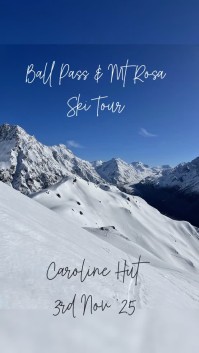 We could’ve taken the easy way home… but where’s the fun in that? 😎⛷️
Spring touring from Caroline Hut over Ball Pass, up Mt Rosa and down Cove Stream — just another epic day in the Mount Cook Range!
#SkiMountaineering #SpringSkiing #AorakiMountCook #BallPass #MtRosa #BackcountrySkiing #SkiUphill #EarnYourTurns #StillSkiing #AlpineRecreation #NZMGA #GuidesLife - New Zealand Backcountry Skiing & Split-boarding - #381