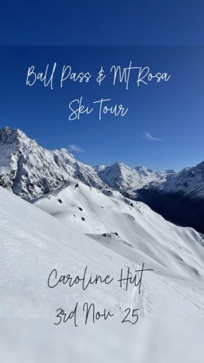 We could’ve taken the easy way home… but where’s the fun in that? 😎⛷️
Spring touring from Caroline Hut over Ball Pass, up Mt Rosa and down Cove Stream — just another epic day in the Mount Cook Range!
#SkiMountaineering #SpringSkiing #AorakiMountCook #BallPass #MtRosa #BackcountrySkiing #SkiUphill #EarnYourTurns #StillSkiing #AlpineRecreation #NZMGA #GuidesLife The Best Day Hikes & Walking Trails in Aoraki Mount Cook - Ball Pass Summit Trek - #381
