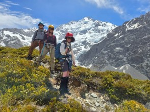 🏔️✨ Ball Pass Summit Trek
Up to Caroline Hut with epic views of the towering Caroline Face of Aoraki / Mount Cook — the backdrop was unreal. 😍🔥 
Explored along the beautiful Ball Ridge, soaking in sweeping alpine panoramas, then rounded it out with a scenic descent down the lower ridge. Every step was worth it. 🌄🥾 
A fun crew and unforgettable days in the high mountains. 🏔️☺️
Keen to join us for the next Ball Pass Summit Trek? Check out the details on our website:
🔗 https://alpinerecreation.com/new-zealand-alpine-hikes-trekking-and-snowshoeing/new-zealand-alpine-treks-and-hikes/ball-pass-summit-trek
📸 @wild_for_flowers
#BallPassSummitTrek #AorakiMountCook #CarolineHut #SouthernAlps #MountainHike The Best Day Hikes & Walking Trails in Aoraki Mount Cook - Ball Pass Summit Trek - #412