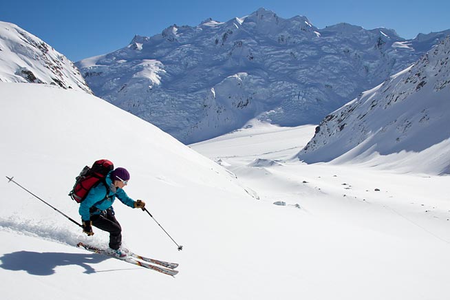 New Zealand Glacier Ski Touring & Ski Mountaineering