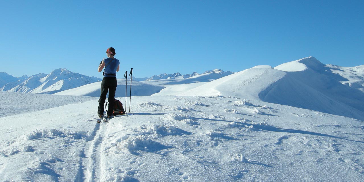 Nordic skiing in the Lake Tekapo High Country