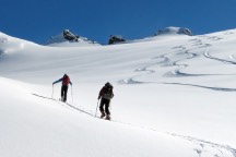 Heli-assisted ski and split-board day tours