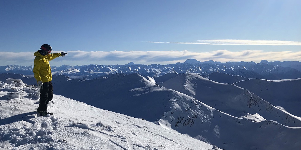 Views of Aoraki and the Southern Alps, heli ski & split-board touring, Lake Tekapo