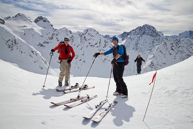 Gamack Range ski touring
