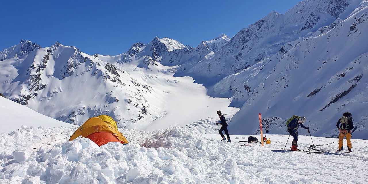 Murchison Glacier tent camp